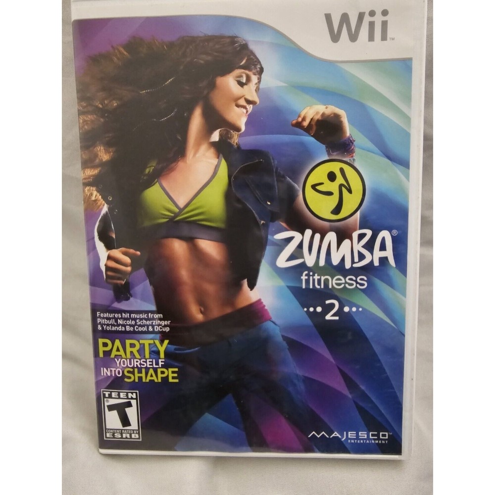 Zumba Fitness 2 - Nintendo Wii Game - Instruction Booklet Included